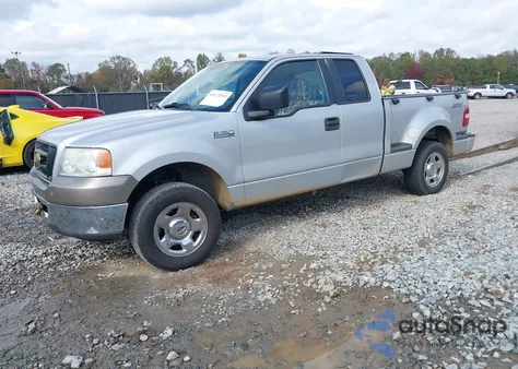 2005 Ford F-150 Stx/Xlt из США, поврежденный, VIN 1FTRX02W55KC76805